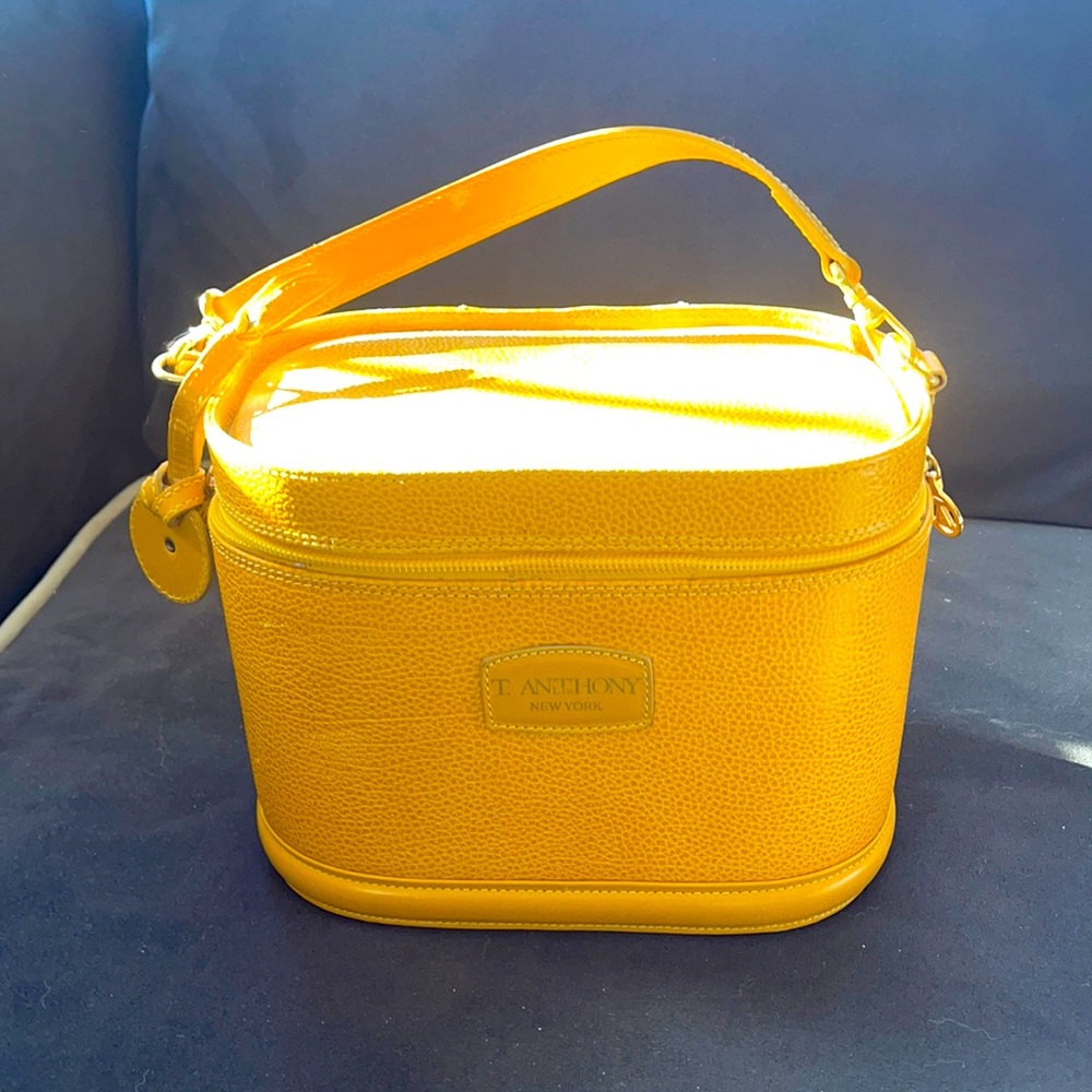 T Anthony Make Up Bag- Never Used- Yellow